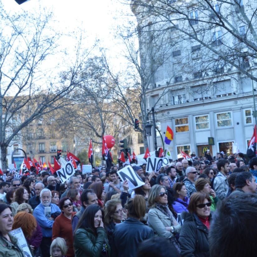 Millones de personas en Madrid